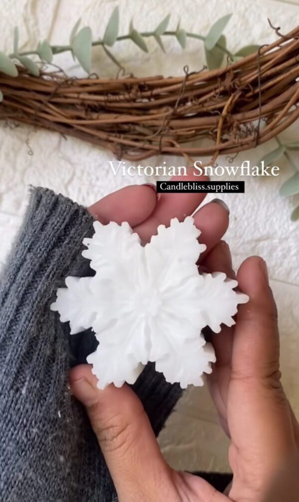 Victorian Snowflake Candle Mold