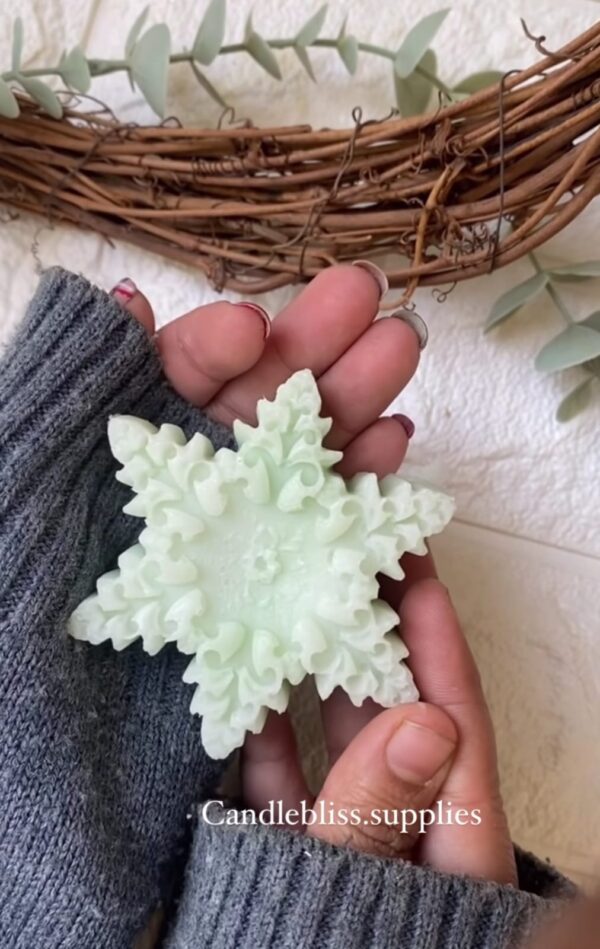 Snowflake Candle Mold