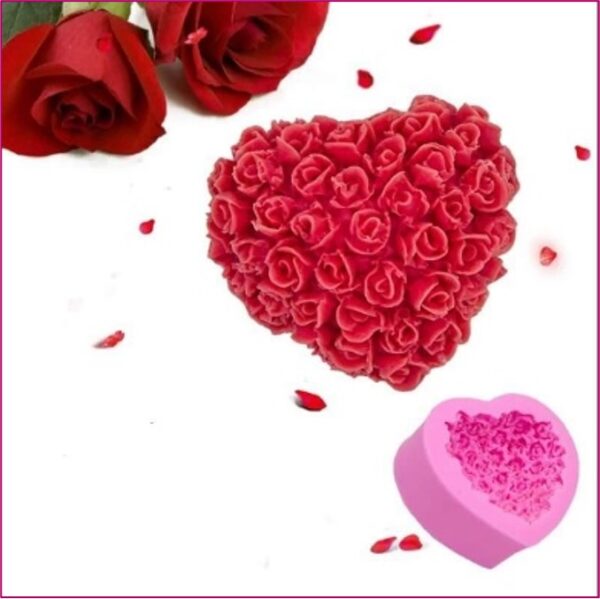 Heart Rose Mold