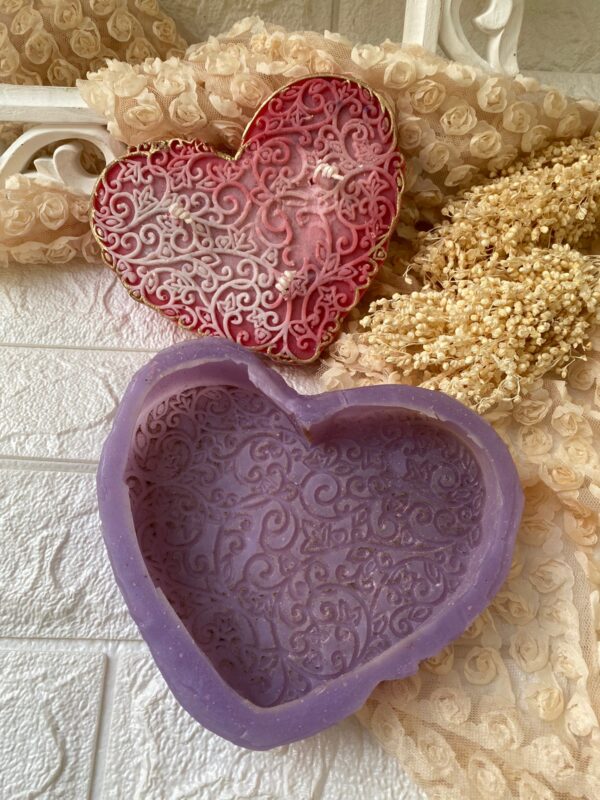 Heart Lace Mold Big