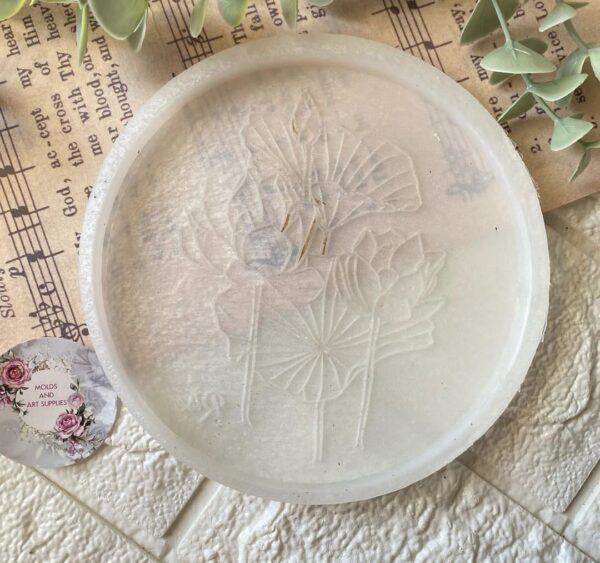 Lotus Pond Coaster mold