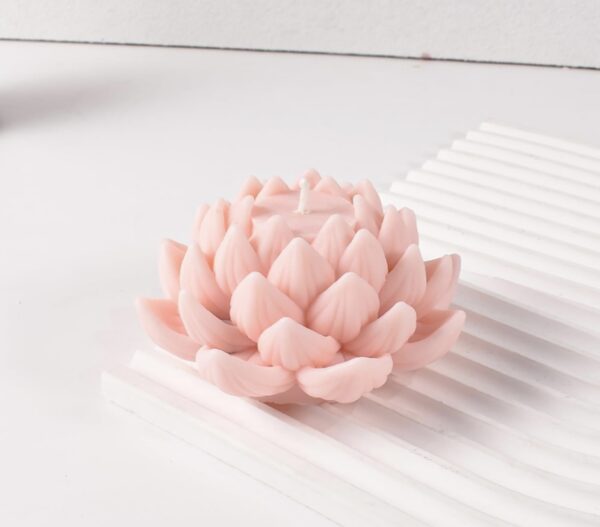 Lotus Tealight Candle Mold 001