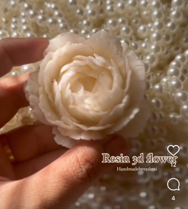 3D Flower Mold 7- Cabbage Rose