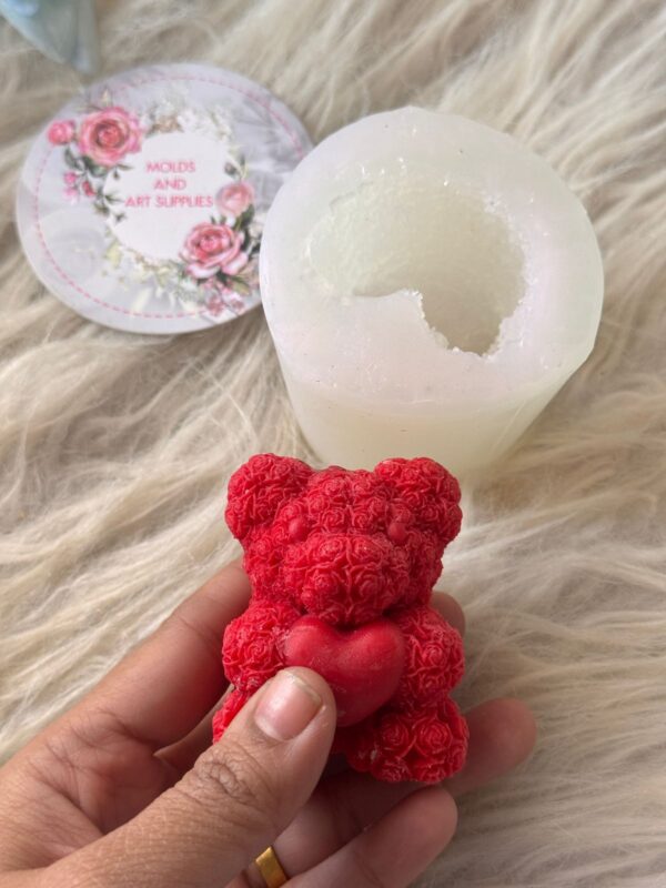 Rose Teddy Mold- Small (thick mold )