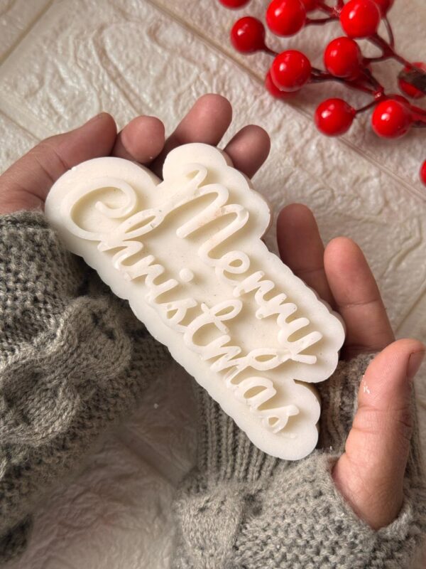 Merry Christmas Candle Mold