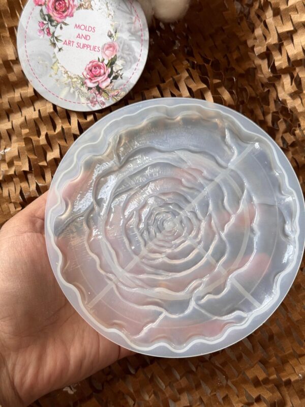 Ruffle Rose Coaster