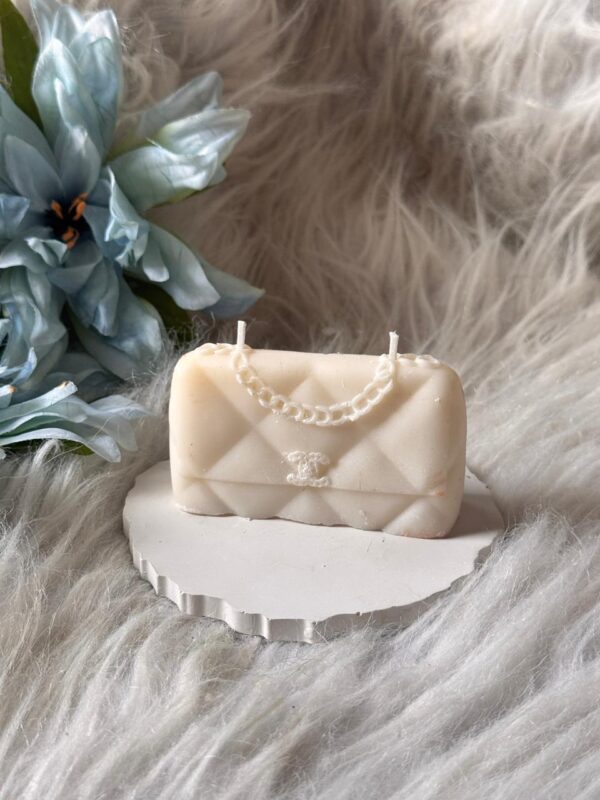 Channel Bag Candle Mold - purse