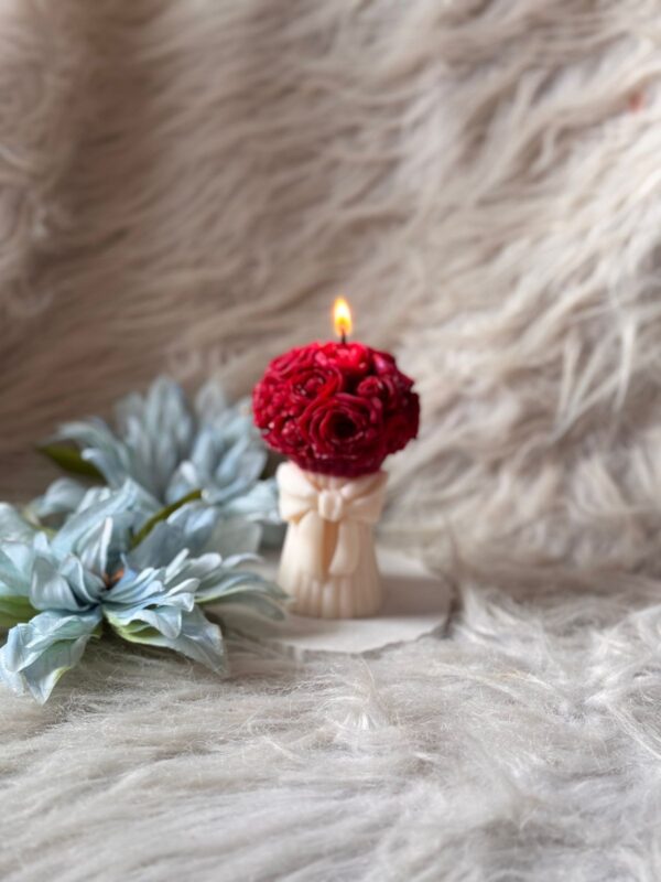 Boquet  Rose Candle Mold