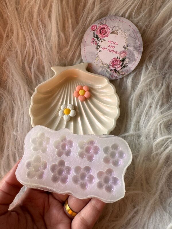 5 petal Mini Floral Bloom Mold