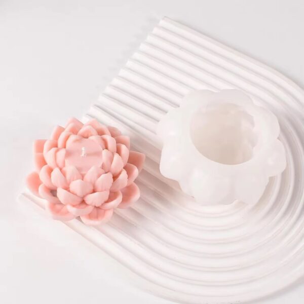 Lotus Tealight Candle Mold 001 - Image 3